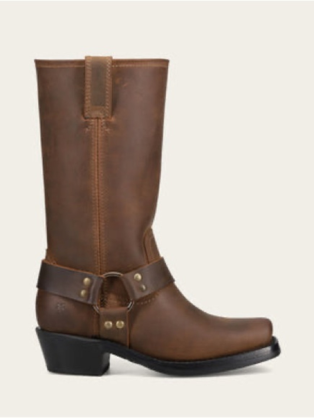 FRYE Harness 12R Tan Leather Boots Women’s Size 11 New in Box
